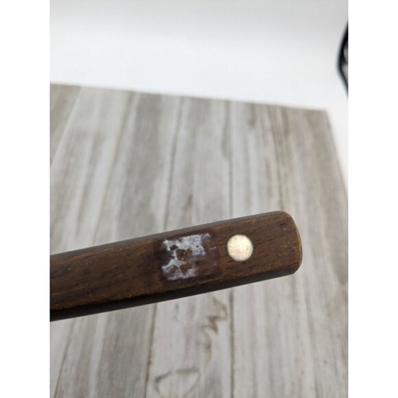 Vintage Universal Stainless Steel Spatula Cake Icing Wood Handle 9" - Picture 8 of 9
